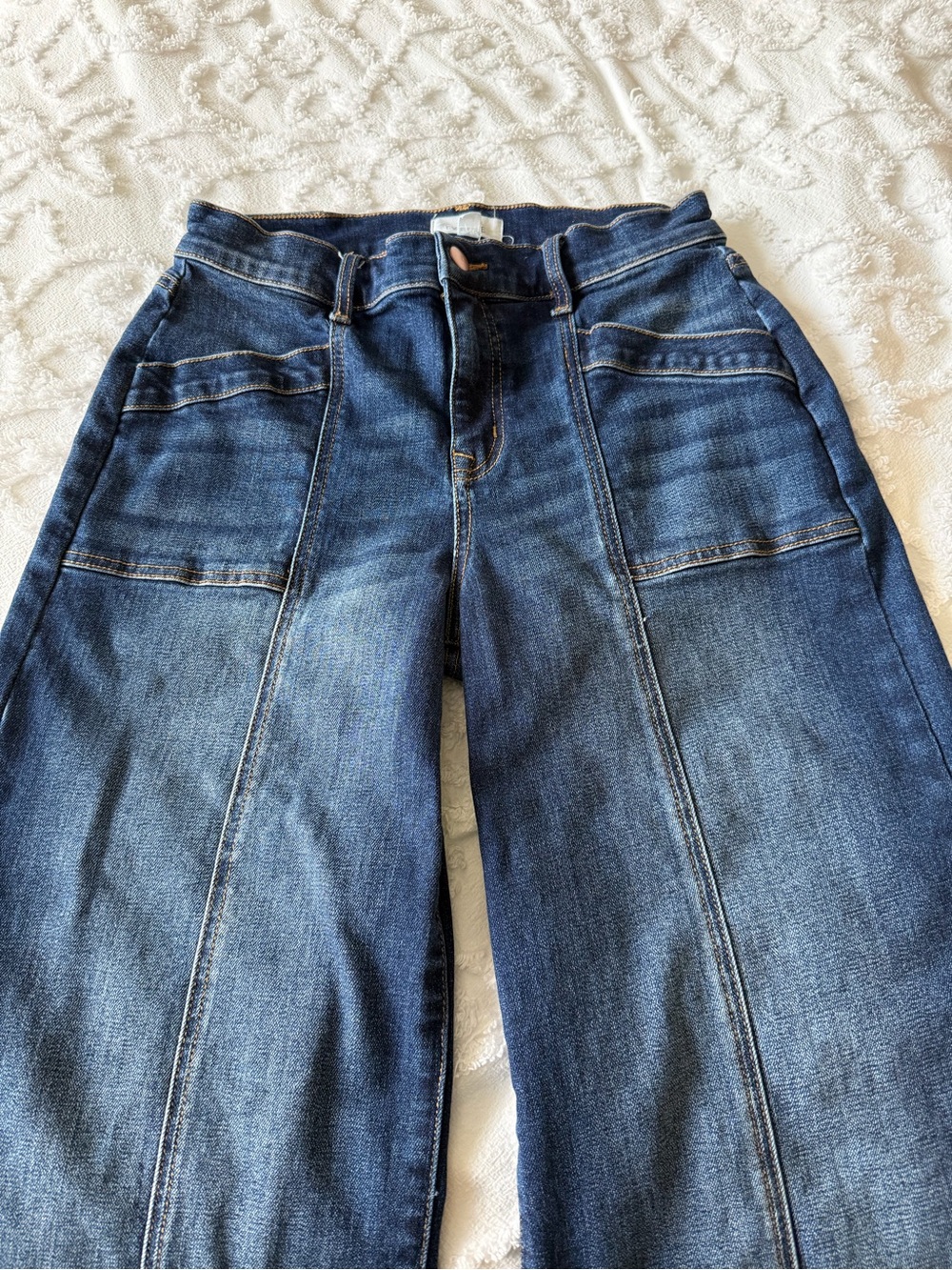 Evereve Wide Leg Jeans